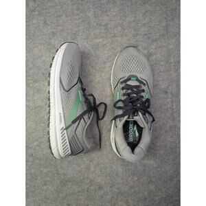 Brooks Gray and Green Athletic Shoes